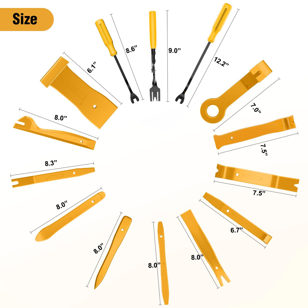 GOOACC car panel removal tools kit with pliers for safe trim removal