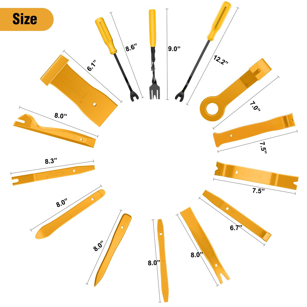 GOOACC car-panel removal tools set for easy dashboard and moldings work