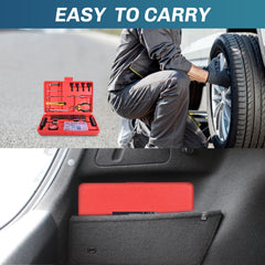 Compact storage case keeps components organized for on-the-go repairs