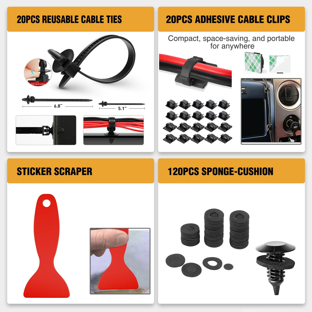 GOOACC kit includes foils, pliers, hooks for versatility