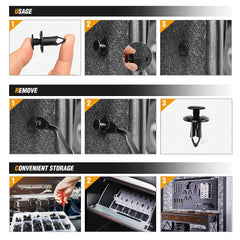 GOOACC radiator shield yoke retainers ensure secure under-hood alignment.