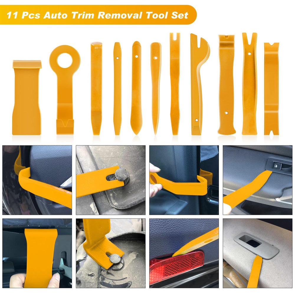 GOOACC stereo removal tools facilitate quick head unit access with minimal tool marks.