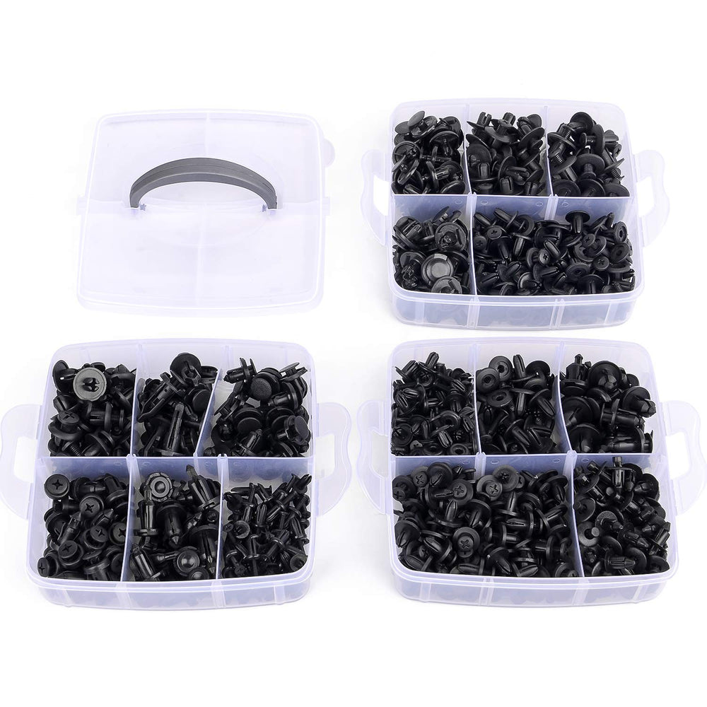 Organized storage box keeps fasteners within reach