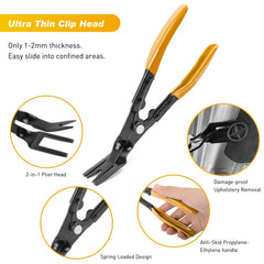 GOOACC trim clip removal pliers ensure precise extraction and protect panels during service.