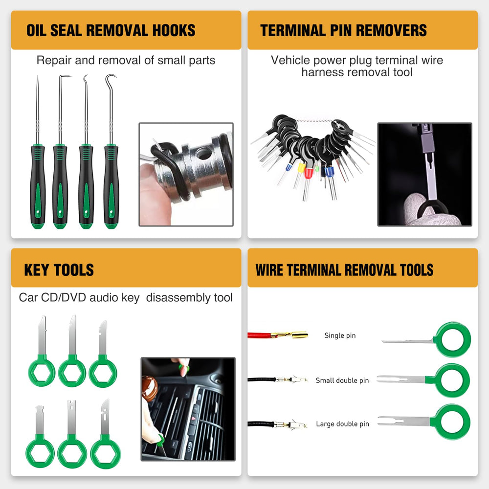 GOOACC trim removal tools kit for dashboards and moldings