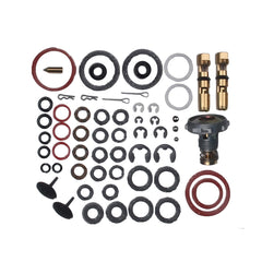 Goodbest rebuild kit components laid out for Holley 4160, enabling precise rebuild and sealing.