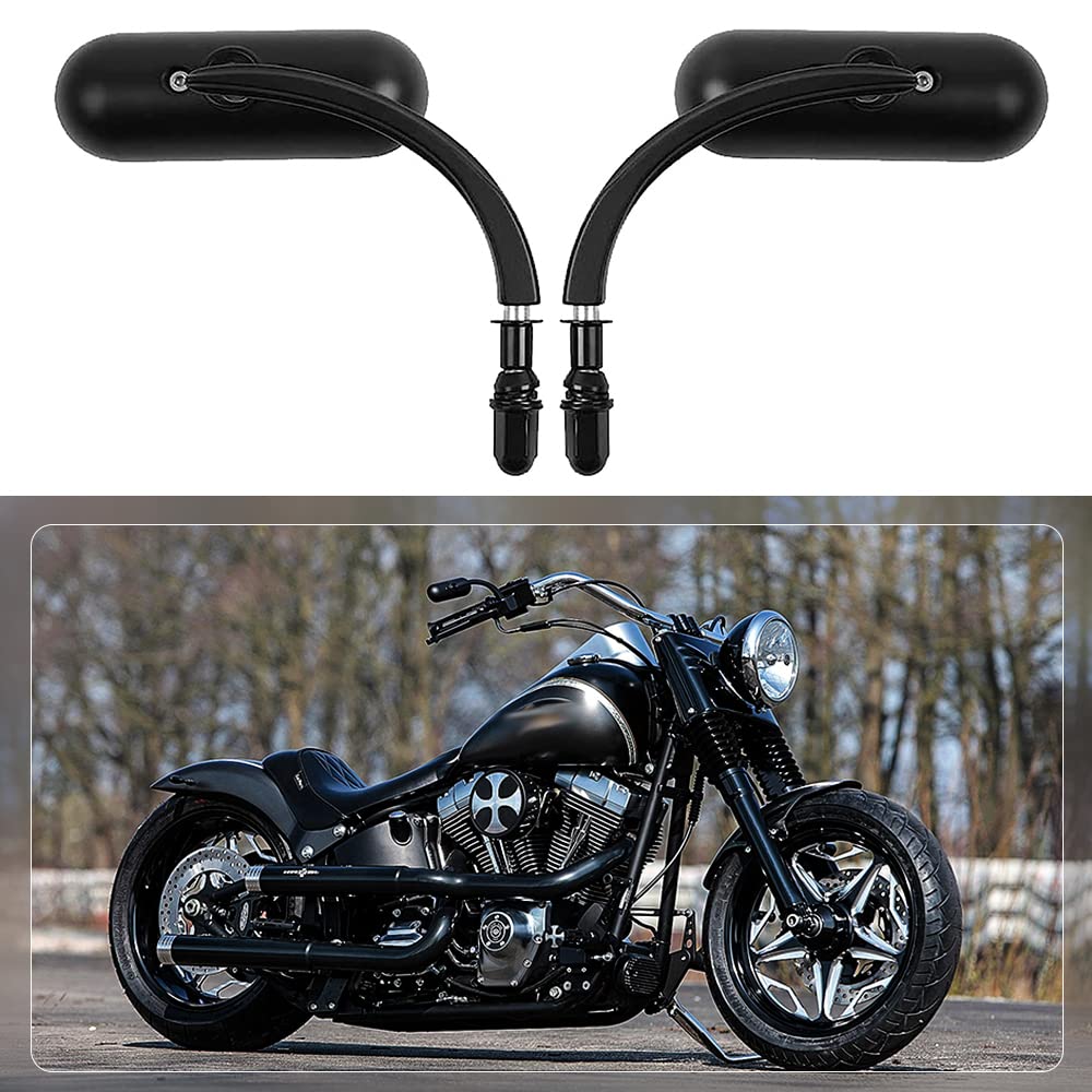 Goodfitment Black Oval Mirror Housing improves rear visibility with durable styling.