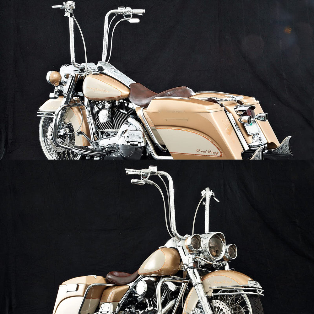 Goodfitment chrome design upgrade adds a sleek look to your motorcycle.