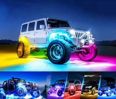 Goodream off-road underbody glow enhances visibility on trails and dark roads.