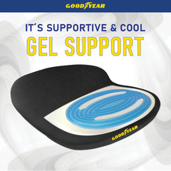 Goodyear office-chair compatible seat cushion supports everyday desk work