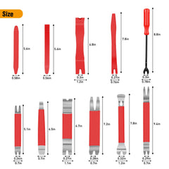 GOOACC nylon trim tools prevent scratches on dashboard surfaces.