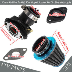GOOFOUND 18mm intake and 40mm diameter details confirm fitment compatibility