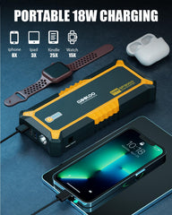 GOOLOO GP3000 digital display shows quick status and power level