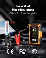 GooLoo A5 built-in LED light boosts roadside visibility