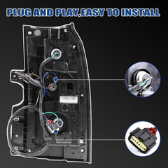 Goopool taillight wiring harness included for plug-and-play setup.
