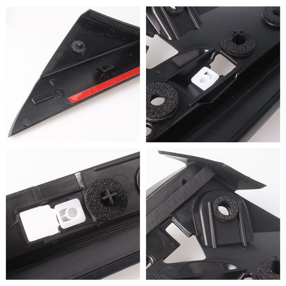 In-car fit display of Goopool A-Pillar molding on Ford Explorer interior pillar.