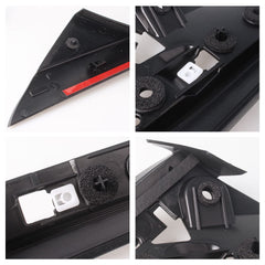 In-car fit display of Goopool A-Pillar molding on Ford Explorer interior pillar.