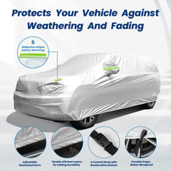 GORDITA reflective safety strips improve nighttime visibility for parked vehicles.