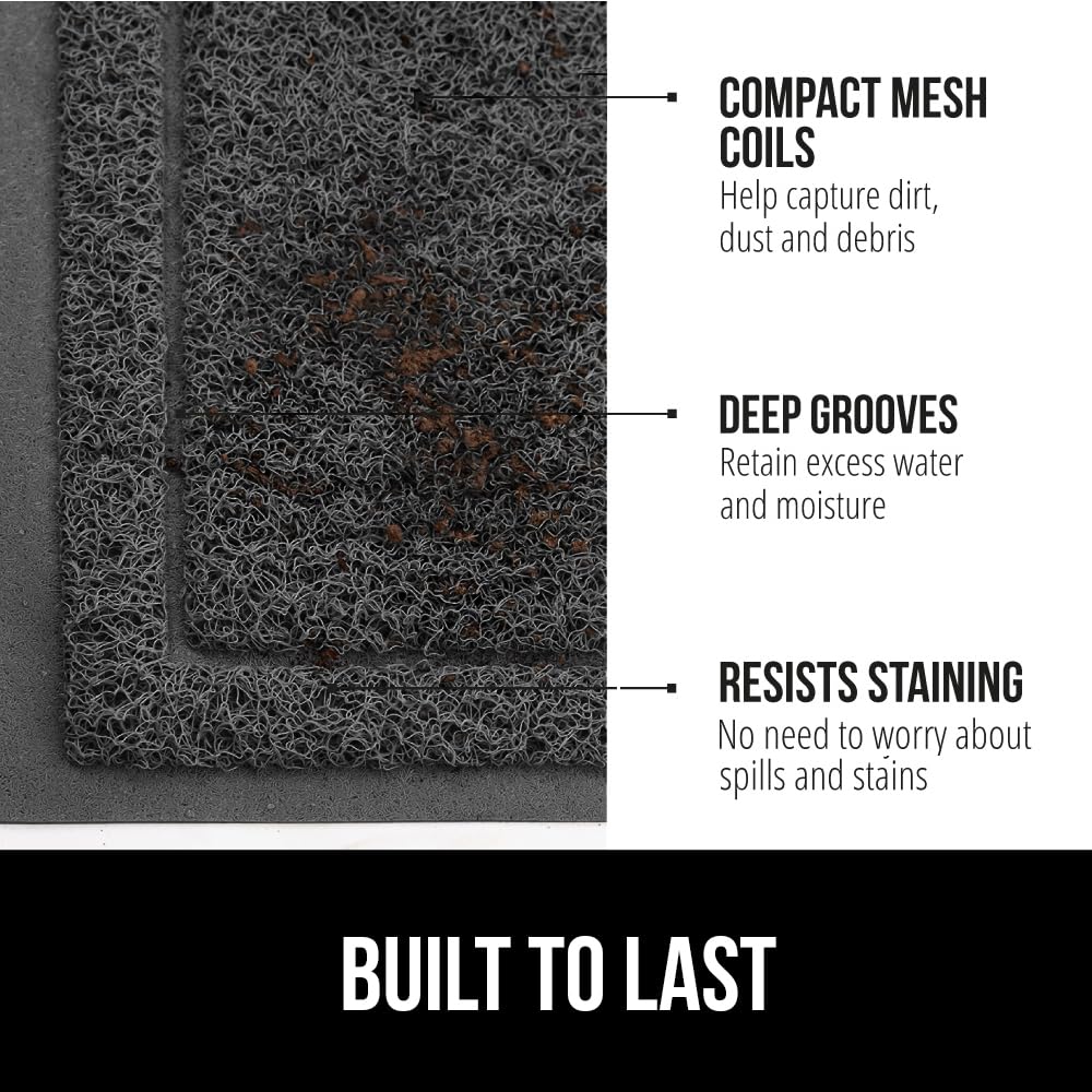 Gorilla Grip Dirt Grabber handles high-traffic mud and debris