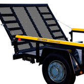GORILLA-LIFT two-sided tailgate lift assist in action easing heavy loads.