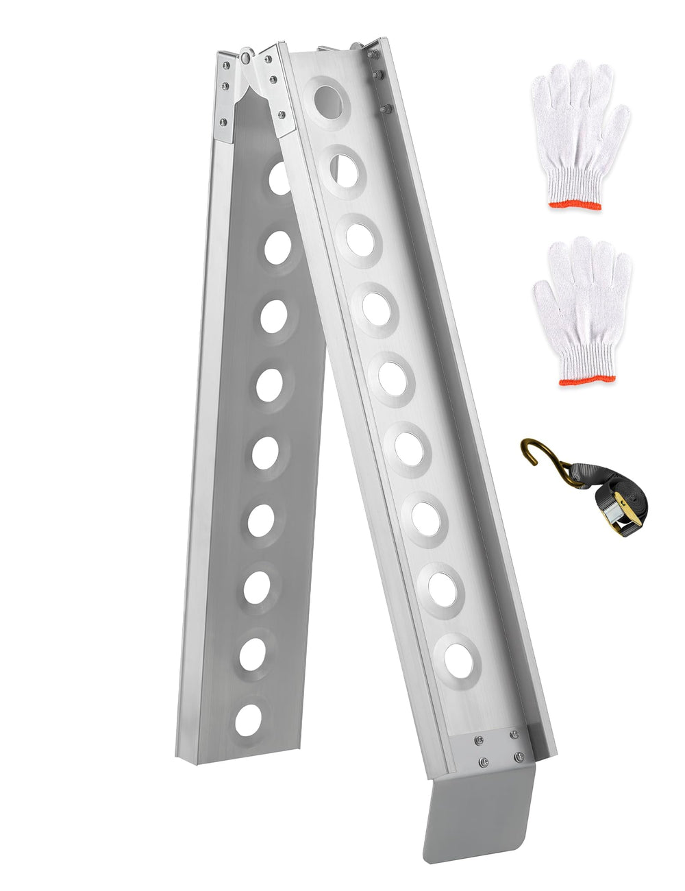Gorkett bike ramp folded for compact storage and easy transport.