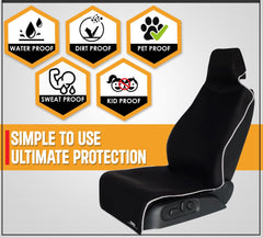 Gorla Gear anti-slip backing prevents shifting during driving