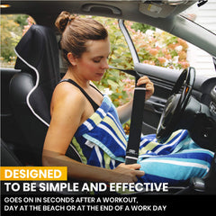 Gorla Gear bonus seat belt protector shields belts from moisture