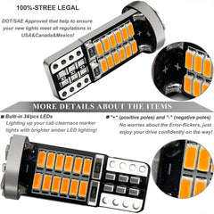 Gorromp amber LED cab-top marker for Ford trucks improves daytime visibility