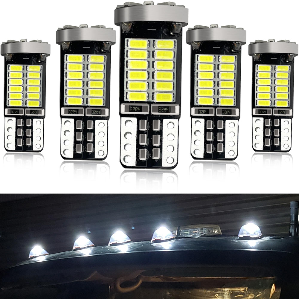 Gorromp LED roof cab marker light for Ford F-150 and F-250 front; improves visibility.