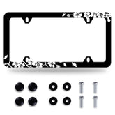 GORSNKYE cherry blossoms license frame front view enhances curb appeal