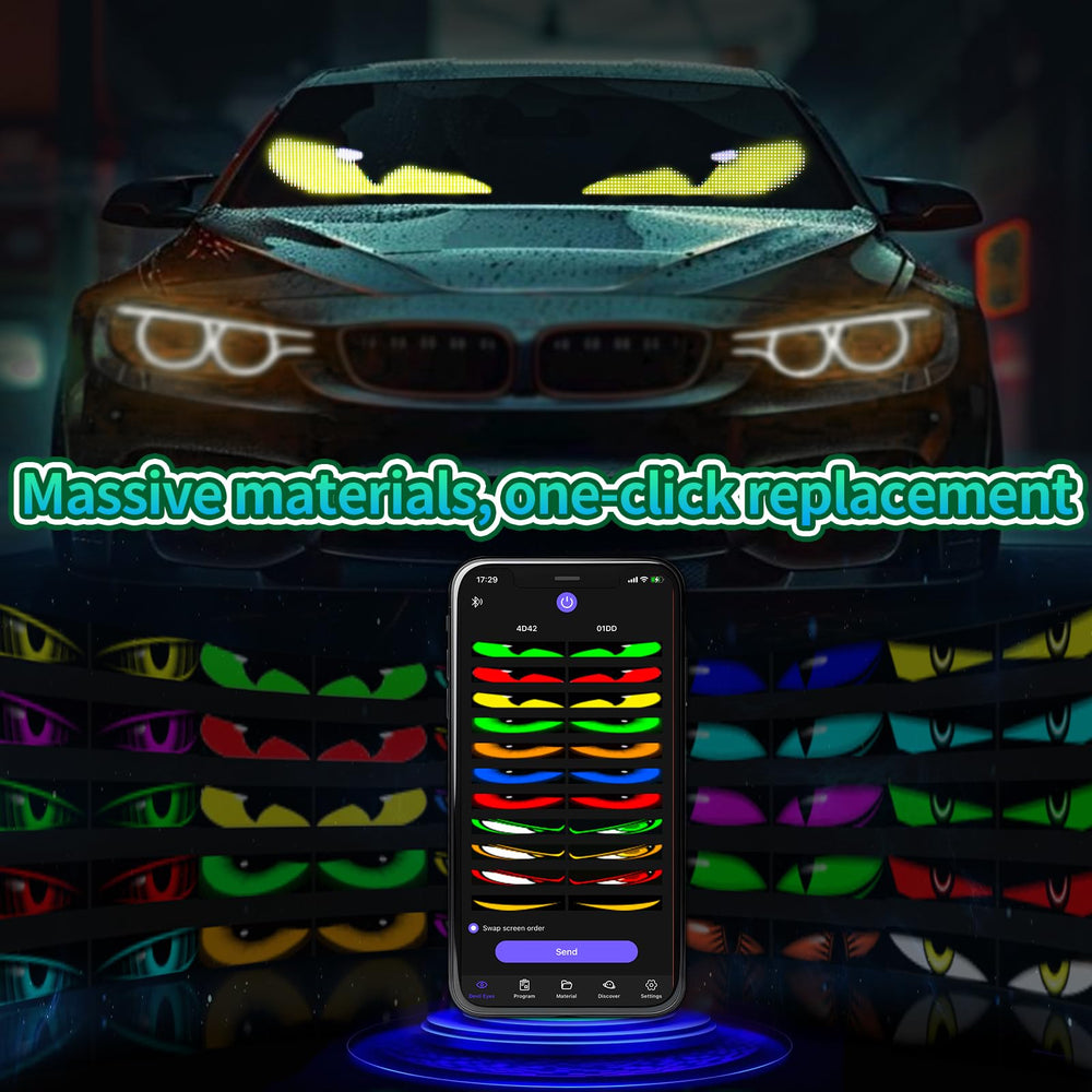 Gotus Devil Eyes Light two-piece kit suitable for cars and SUVs with easy mounting.