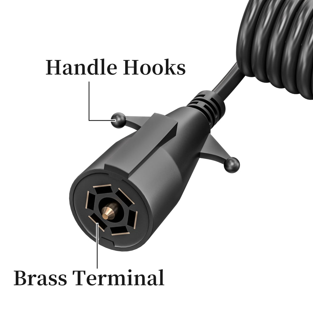 Goupchn plug-and-play 7-pin to 5-pin hookup for quick tow