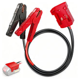 Govel M18 jumper cables demonstrating Milwaukee compatibility for quick boosts.