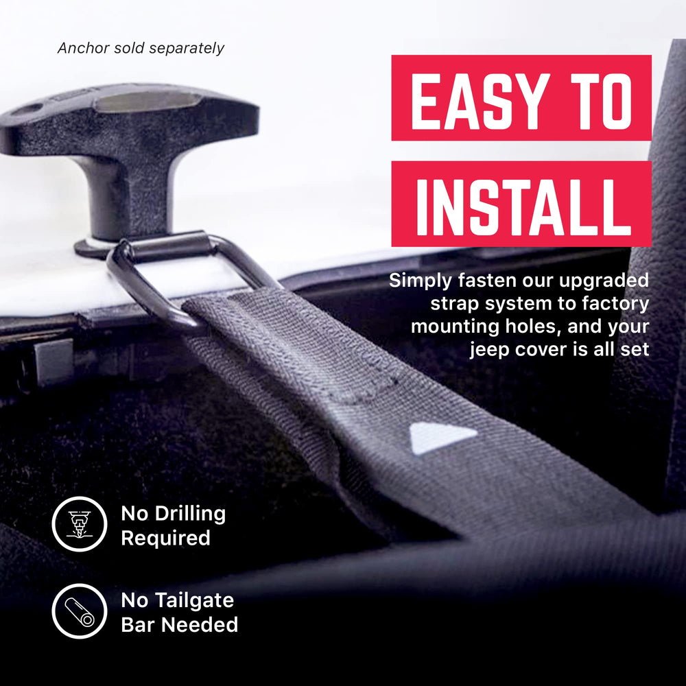 GPCA Cargo Cover Lite easy-install with factory mounting points, no drilling