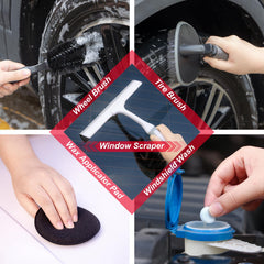 GPUSFAK detailing brushes set cleans interior crevices