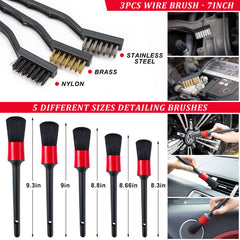 GPUSFAK tire brush removes grime from wheels