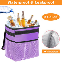 GPUSFAK compact 2.3-gallon capacity fits cars without crowding space.