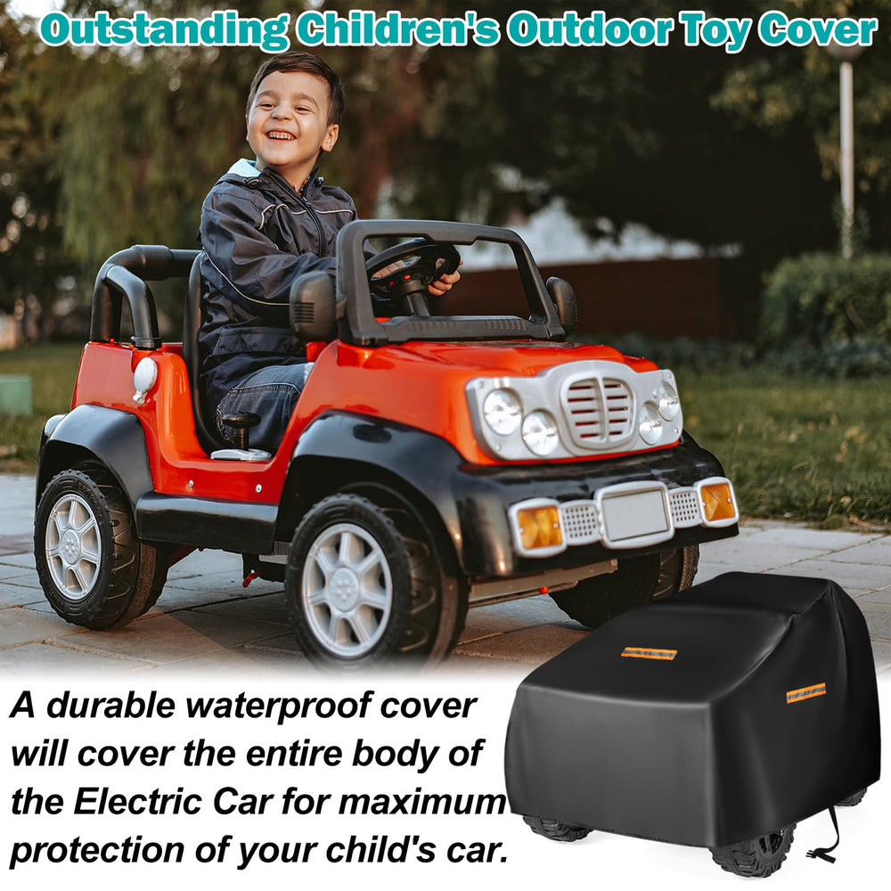 GRABADO elastic hem keeps the cover secure during windy weather.