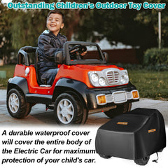 GRABADO elastic hem keeps the cover secure during windy weather.