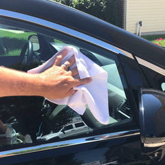 GrabaRag no-scratch edges prevent lint and streaks on delicate surfaces.