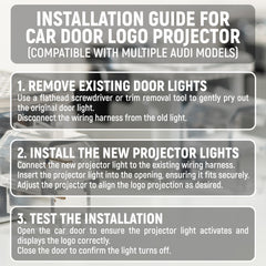 Granatan 4-pack car door light plug-and-play replacement for stock lights