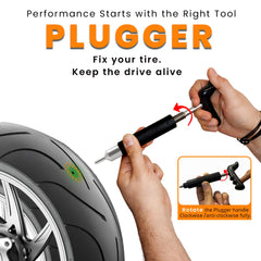 GRAND PITSTOP compact design fits in a backpack or saddlebag.