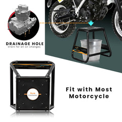 GRAND PITSTOP compact disassembled portable design ready for transport