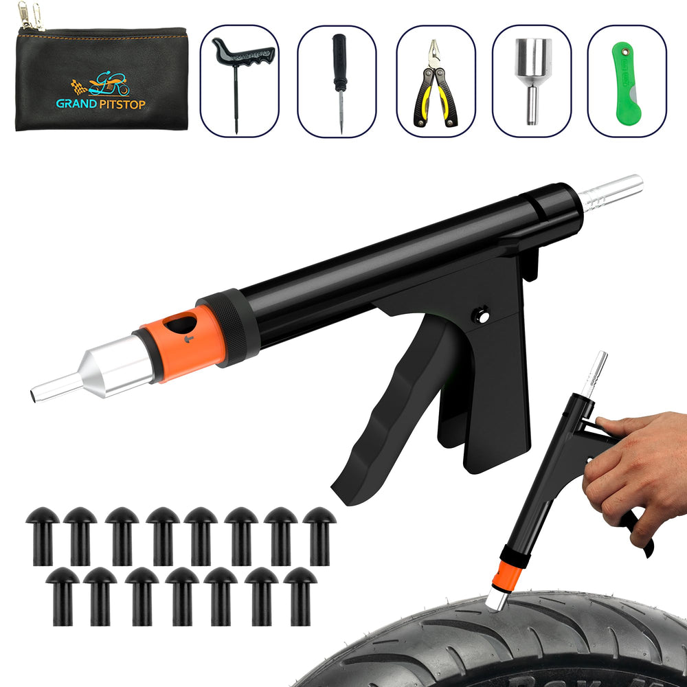 GRAND PITSTOP mushroom plug 15-pack for reliable puncture sealing.