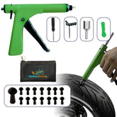 GRAND PITSTOP tubeless tire gun puncture kit with 15 plugs for quick roadside repairs