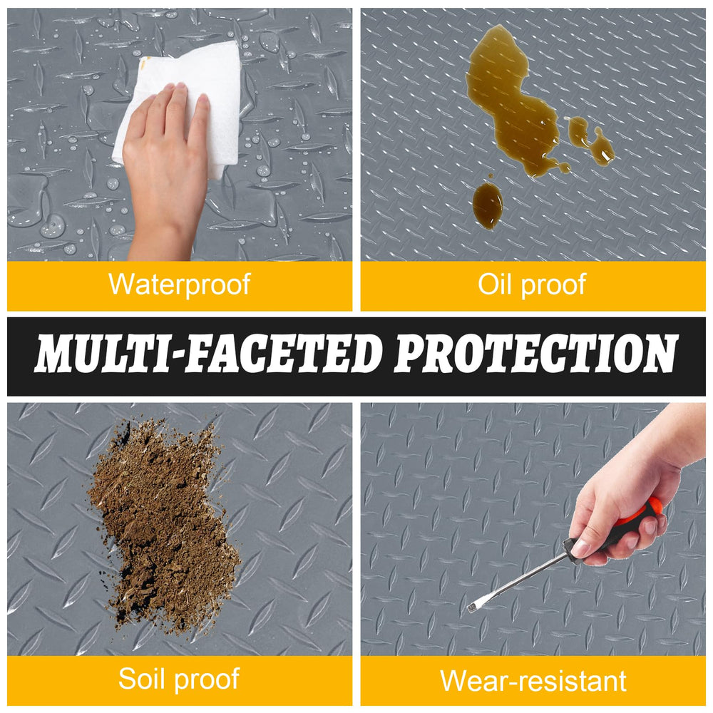 Grandroad Auto versatile mat suits garages, gyms, warehouses, basements, trailers.