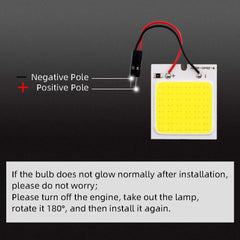 Grandview COB 48-SMD dome light installation offers quick, tool-free setup.