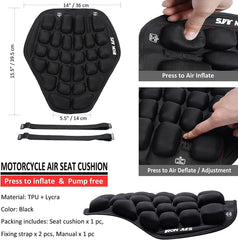 Grapelet easy-mount inflate-seat-pad enables fast setup without tools.