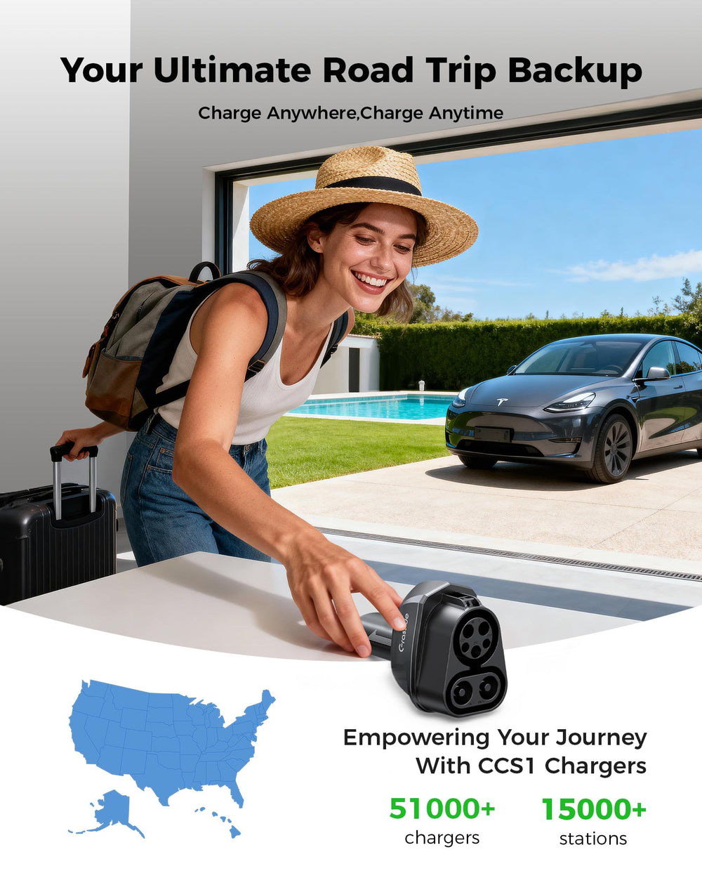 Grasside adapter safety features including temperature control and durable housing
