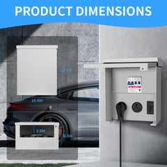 Gravimorph outlet panel dimensions to assist RV installation planning.